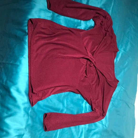Armani Exchange burgundy top - Picture 1 of 4